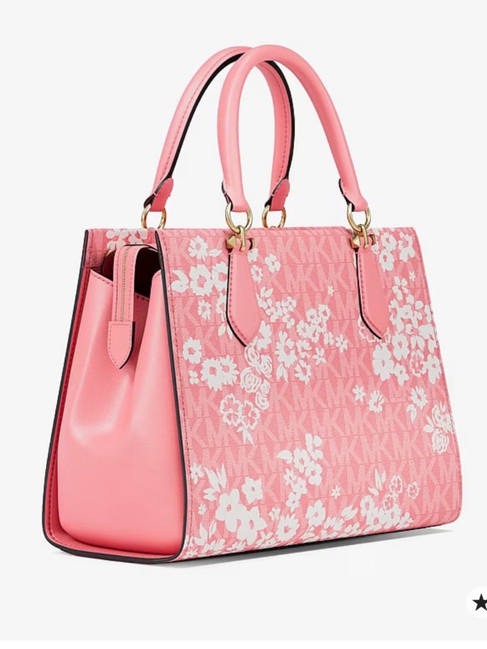 MICHAEL KORS Marilyn Medium Printed Signature Logo Satchel Crossbody
Carnation - Picture 4 of 16